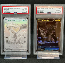 PSA 10 Sequential Zekrom Reshiram BWR Black Bolt White Flare Pokemon Japanese - Image 1
