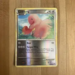 Pokemon TCG Lickitung HS-Triumphant 66/102 Reverse Holo Common LP - Image 1