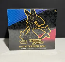 Pokemon TCG Crown Zenith Factory Sealed Elite Trainer Box ETB - Image 1