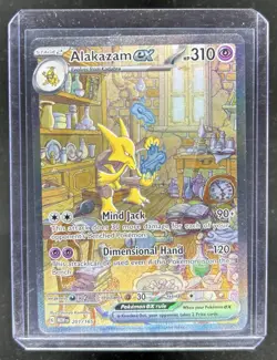 2023 Pokemon SV 151 Alakazam ex Special Illustration Rare #201/165 - Image 1