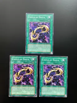Yugioh Cestus Of Dagla DR1-EN252 Common Unlimited Edition HP X3 - Image 1