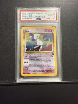PSA 10 2000 Black Star Promo #9 Mew Holo Gem Mint 10 Pokemon Swirl WOTC - Image 3