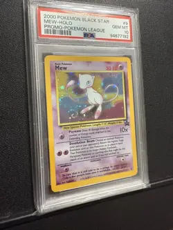 PSA 10 2000 Black Star Promo #9 Mew Holo Gem Mint 10 Pokemon Swirl WOTC - Image 4