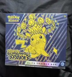 Surging Sparks Elite Trainer Box ETB - Factory Sealed - Pokemon Scarlet & Violet - Image 1