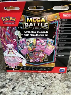 Pokemon Mega Battle Deck – Mega Diancie ex Promo – Factory Sealed – FREE SHIP 💨 - Image 2