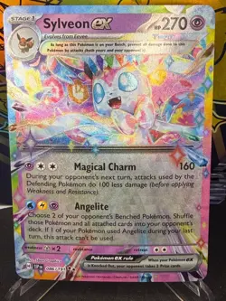 Pokemon Sylveon ex 086/191 Surging Sparks Double Rare NM - Image 1