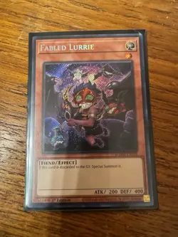 Yugioh Fabled Lurrie - BLMM-EN104 - 1st Ed. Secret Rare NM - Image 1