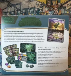 2024 Pokemon Scarlet & Violet Twilight Masquerade Sealed ETB Elite Trainer Box - Image 3