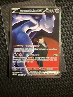 2026 Pokemon TEAM ROCKET'S MEWTWO EX #281/217 Ascended Heroes SIR Holo English - Image 1