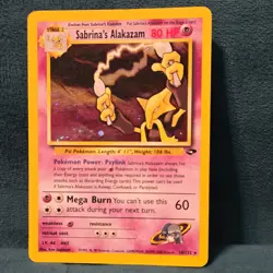 Sabrina's Alakazam 16/132 Gym Challenge Holo Rare 80 HP Pokemon 2000 - Image 1