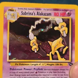 Sabrina's Alakazam 16/132 Gym Challenge Holo Rare 80 HP Pokemon 2000 - Image 2