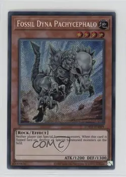 SCR - Fossil Dyna Pachycephalo 1st Ed. YuGiOh Light of Destruction #LODT-EN099 - Image 1
