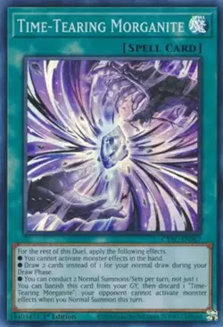 Yugioh! LP Time-Tearing Morganite - CYAC-EN067 - Super Rare - 1st Edition Lightl - Image 1