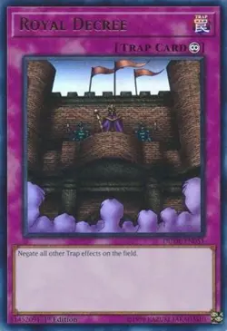 Yugioh! LP Royal Decree - DUDE-EN051 - Ultra Rare - 1st Edition Lightly Played, - Image 1
