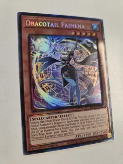 Dracotail Faimena RA05-EN035 Collector's Rare Yugioh Rarity Collection 5 (PCR) - Image 3