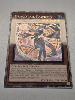 Dracotail Faimena RA05-EN035 Collector's Rare Yugioh Rarity Collection 5 (PCR) - Image 4