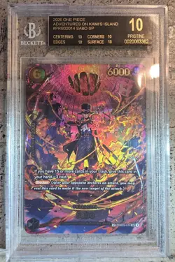 One Piece Sabo SP Adventure Kami's Island BLACK LABEL Pop 1 Bgs 10 Op-15 Eb-04 - Image 1