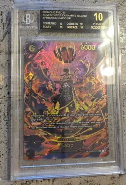 One Piece Sabo SP Adventure Kami's Island BLACK LABEL Pop 1 Bgs 10 Op-15 Eb-04 - Image 4