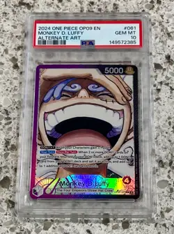 One Piece OP09-061 Emperors in the New World - Monkey.D.Luffy (Alternate Art) - Image 1