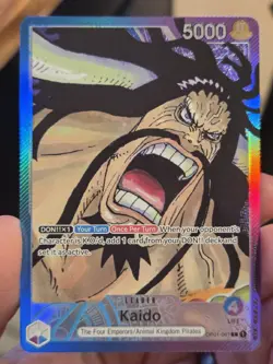 Kaido Parallel Leader OP01-061 Romance Dawn Pre Errata Wave 1 NM Alt Art - Image 2