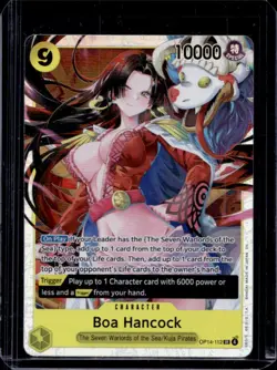 2026 One Piece Azure Sea's Seven Boa Hancock Super Rare #OP14-112 - Image 1