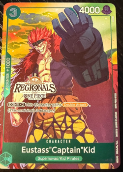 One Piece TCG P-003 Offline Regionals (Eustass Kid) NM Foil - Image 1