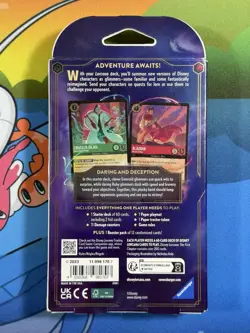 The First Chapter Ruby & Emerald Disney Lorcana TCG Starter Deck Cruella Aladdin 4050368981707 - Image 2