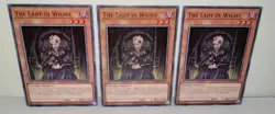 Yugioh - The Lady in Wight x 3 - LODT NM - Light Of Destruction Playset - Image 1