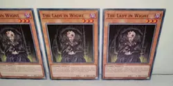 Yugioh - The Lady in Wight x 3 - LODT NM - Light Of Destruction Playset - Image 3
