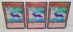 PLAYSET - Yugioh 3x Unifrog Light of Destruction LODT-EN029 2024 Reprint Common - Image 1