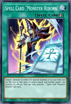 Yugioh! Spell Card “Monster Reborn” MP25-EN006 STARLIGHT Rare ships 9/5 - Image 1