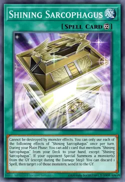 Yugioh! Shining Sarcophagus MP25-EN005 STARLIGHT Rare 2025 tin MP25 ships 9/5 - Image 1