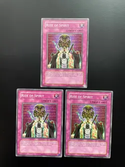 Yugioh Rite Of Spirit DR1-EN048 Unlimited Edition Common LP/MP X3 - Image 1