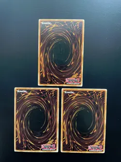 Yugioh Adhesion Trap Hole DR1-EN105 Unlimited Edition Common Damaged X3 - Image 2