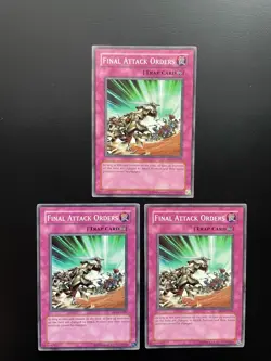 Yugioh Final Attack Orders DR1-EN207 Common Unlimited Edition LP/MP X3 - Image 1