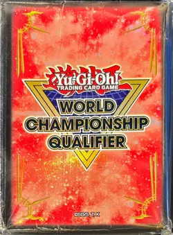 Yugioh Card Protector 100 Sleeve WORLD CHAMPIONSHIP QUALIFIER 2025 WCQ NEW - Image 1