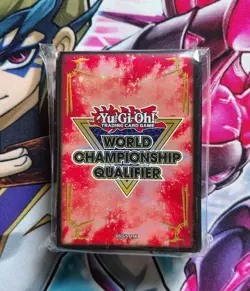 Yugioh Card Protector 100 Sleeve WORLD CHAMPIONSHIP QUALIFIER 2025 WCQ NEW - Image 2