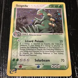 Pokemon Card - Sceptile Ruby and Sapphire 11/109 Holo Rare - Image 1
