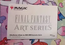 Nibelheim Aflame Art Card 35 Art Series: FINAL FANTASY - Image 2