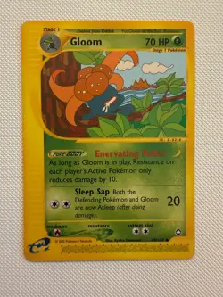 Pokemon Gloom 49/147 Aquapolis WOTC TCG Pokemon Uncommon Card NM - Image 1