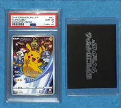 Pokemon PSA 10: Pikachu Promo 001/S-P Sword & Shield Japanese Card [US DDP Ship] - Image 1