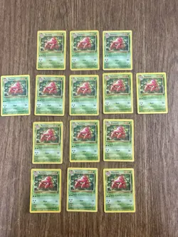 Lot Of 14 Parasect Vintage 1999 Base Set 2 Pokemon Cards - Image 1