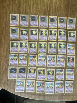 Lot Of 41 Vintage 1999 Base Set 2 Psychic Pokemon Cards - Image 1