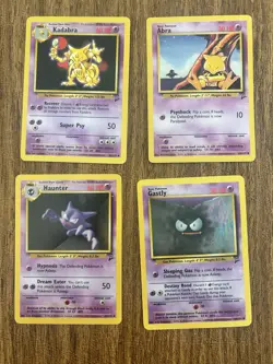 Lot Of 41 Vintage 1999 Base Set 2 Psychic Pokemon Cards - Image 2