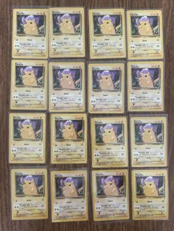 Lot Of 16 Pikachu Vintage 1999 Base Set 2 Pokemon Cards - Image 1