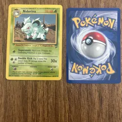 Lot Of 11 Nidorina Vintage 1999 Base Set 2 Pokemon Cards - Image 2