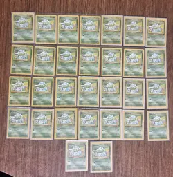 Lot Of 29 Bulbasaur Vintage 1999 Base Set 2 Pokemon Cards - Image 1