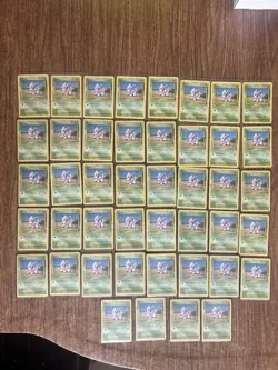 Lot Of 44 Nidoran Vintage 1999 Base Set 2 Pokemon Cards - Image 1