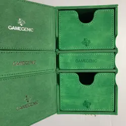 Stronghold 200+ Card Convertible Deck Box: Green GameGenic NICE Condition! - Image 5