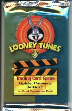 2000 Wizards of the Coast Looney Tunes TCG Pack (15 cards/pack) - Image 1